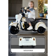 Children's Electric Motor Tricycle Sitting Adult with Baby's Stroller Male and Female Baby Double Rechargeable Toy Car