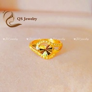 QS Jewelry Hypoallergenic Bangkok gold 10k ring high quality gold ring
