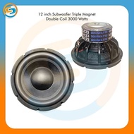 SPEAKER SUBWOOFER 12 INCH 3 MAGNET - SUB TRIPLE MAGNET DOUBLE COIL