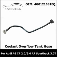 4G0121081EQ Coolant Overflow Tank Hose Water Radiator Pipe 4G0121081AE 4G0121081EJ for Audi A6 C7 2.