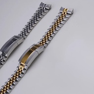 For 22mm Jubilee WatchBand Seiko 5 Sports GMT SSK001 003 SSK036 Silver Gold Solid Link End Strap Bra