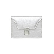 Modic 扣 3 層風琴卡皮夾銀