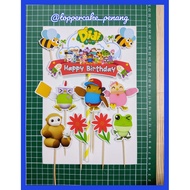 Didi and Friends Happy Birthday Decoration Set Cake Topper for Birthday Cake Custom Name