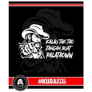 Sticker Lori Kalau Tak Tao Jangan Buat Palataoww Sticker Abang Pergi Berjuang Stiker Jaga Jarak