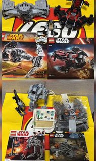 Lego Star Wars 75152 (機全新未砌) + 75145 display + 75201 display + 75082 display + 40531 display