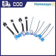 [Homesaya] H7 H4 Car Truck Ceramic Headlight Extension Socket Adapter Plug 12V 4A