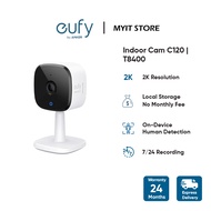 eufy Security Indoor Cam C120, 2K Indoor Cam, Home Security Camera for Indoor Surveillance, Human an