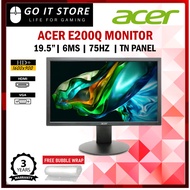 ACER Monitor 19.5" E200Q 75Hz 6ms TN VESA (VGA / HDMI)