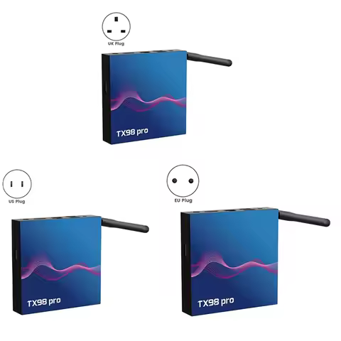 A53M New TX98 PRO Android 12 TV BOX 4G 64G Allwinner H618 Quad Core 6K 4K BT 5G Wifi6 Voice Smart Me