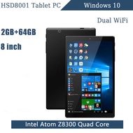 HSD8001แท็บเล็ตพีซี,8นิ้ว,2GB + 64GB, Windows 10, Intel Atom Z8300 Quad Core,สนับสนุนTF CardและHDMIแ