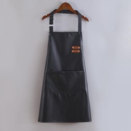 Apron Pakaian Kerja Kalis Air Kulit Apron Dapur Kalis Minyak