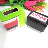 MERAH PRACTICAL PRINTY TRODAT STAMP TYPE 3911 5 X 3 CM SOFT WRITING DURABLE RED INK