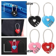 GESH 1pc Padlock Gift Outdoor Dial Combination Luggage Valentine's Day Travel Suitcase 3 Digit Passw