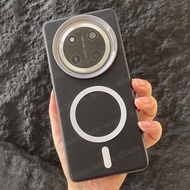 For Honor X9C X9B Casing Honor X9C Smart Casing Magnetic Protective Cover Soft Silicone Solid Color 