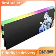 For Desktop DDR3 4 5 ARGB Computer RAM Memory Heatsink Cooler Memory Stick Armor Vest 5V ARGB  AURA 