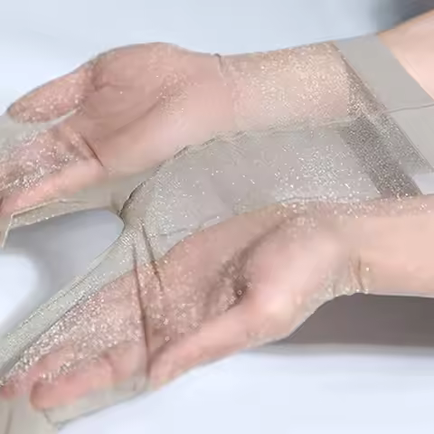Shiny Girl Pantyhose Transparent The Silver Wire Shines Brightly Stockings Womens Glossy Glitter Fem