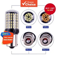 1PC Canbus 144LED 1156/P21W T20/7440/7443 1157/P21-5W Car Reverse Signal Brake Light Bulb