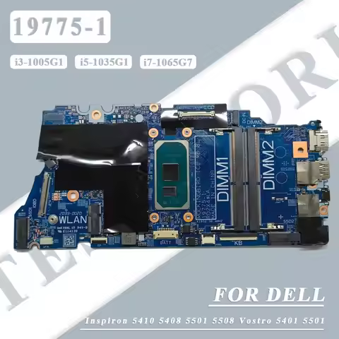 Laptop Motherboard For Dell Inspiron 14 5410 5408 15 5501 5508 Vostro 14 5401 5501 With i3/i5/i7-10t