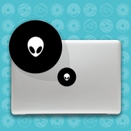 Decal Sticker Macbook Apple Macbook Wajah Alien Stiker Laptop