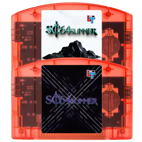 REMANK SC64Summer N64 Open Source Retro SC64 Card Emulator Flash SC64 Cart Compatible 64DD SNES GB F