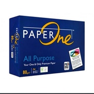 Kertas hvs F4 80 gram paperone /harga per dus