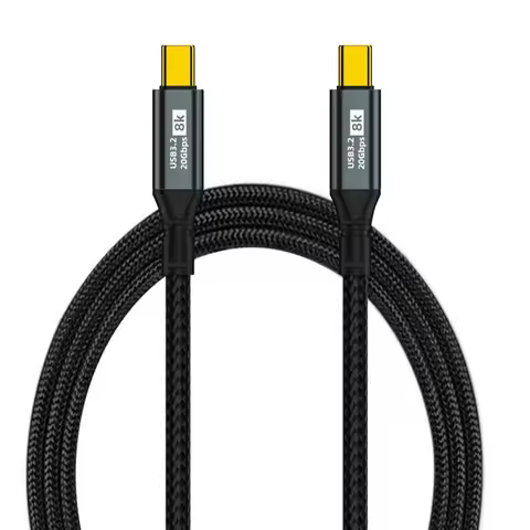 Type C PD100W Fast Charging Cable Usb c USB 3.2 20Gbps ThunderBolt 3 8K Extend Data Cable Cord For i