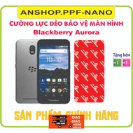 Toughened flexible phone screen protector for Blackberry Aurora