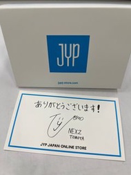 NEZX Tomoya JYP online store 簽名感謝卡