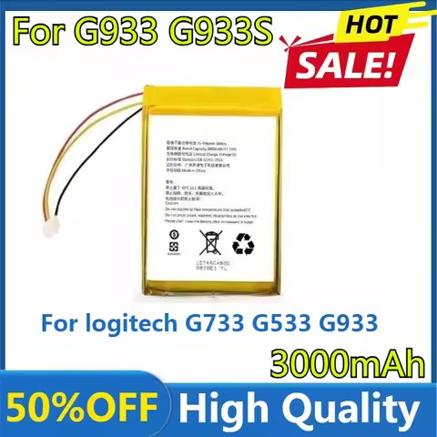 New High Quality Battery for Logitech G733 G Pro M-RO052, MX Anywhere 2 MX Master G533 G933 G533S G9