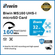 Biwin MS160 256GB Micro SD Card Micro SDXC Card for Nintendo Switch UHS-I U3/V30 A2 Card up to 160 M