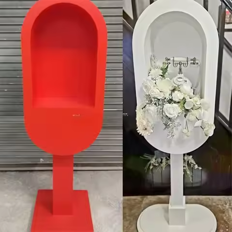 Recording Table for Leave a Message Wedding Decoration Telephone Booth Audio Guestbook Stand