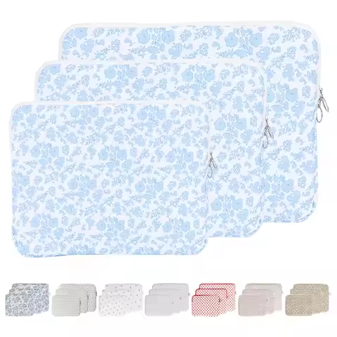 11/13/15 Inch Laptop Sleeve Quilted Laptop Bag Coquette Floral Laptop Carrying Case Office Accessori