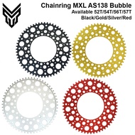 Chainring MXL AS138 52T 54T 56T 58T BCD130 BUBBLE