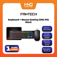 FANTECH 3 in 1 Combo P31 Gaming Keyboard Mouse Mousepad