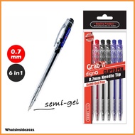Grabbit Semi Gel Clipto Pen [0.7mm]
