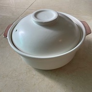砂鍋煲  瓦煲 pot casserole 白色