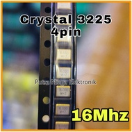 Crystal 16Mhz 4 pin 3225 SMD mini Crystal 4pin 16,000 Xtal 4p 3225