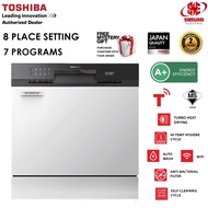 Toshiba Table Top 8 Place Settings Dishwasher With Wifi DW-08T3(S)MY [ Free Gift ] Fast Shipping
