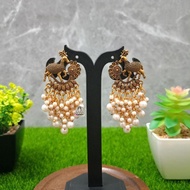 Hanging Beads with unique earring // Animal design tassel earring