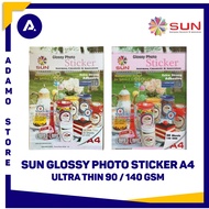 A4 Sun Glossy Photo Sticker Paper A4 (90 140 gsm) Next Generation
