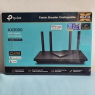 《不議價》TP-Link Archer AX55 Pro AX3000 Dual-Band Gigabit Wi-Fi 6+ 2.5G Port Router 雙頻 Wi-Fi 6+ 160 MHz 頻寬 2.5G 連接埠 路由器