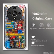 เคส Honor X9B X9A X9C 5G เคส Honor X9C Smart เลนส์หลังเคสกระจกปกป้องฝาหลังเคสโครงอ่อนบล็อกตัวต่อ