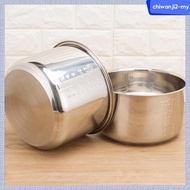 [ChiwanjibaMY] Inner Pot for Rice Cooker Kitchen Accessories Stainless Steel Cooking Container