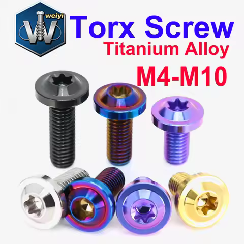 Weiyi M4/M5/M6/M8/M10x10/15/20/25/30/35/40/45/50/60/70mm Torx Screws For Motorcycle Riding Modificat