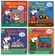 小鼠波波硬頁操作書－Circus Show/Maisy's Garage/Construction Site/Moon Mission (共4本)