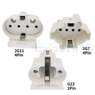 2G11 2G7 G23 4 Pin 2Pin PLS Ultraviolet UV UVC LED CFL Fluorescent Halogen Tube Bulb Base Lamp Holde