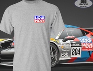 เสื้อยืด RACING เสื้อซิ่ง [เทา] [LIQUI MOLY]