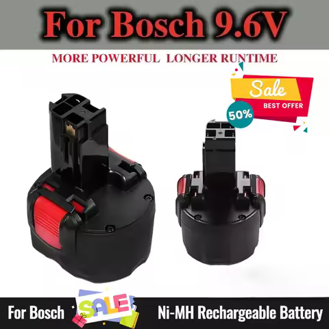 New BAT048 for Bosch 9.6V Ni-CD Rechargeable Battery Power Tools Battery for Bosch PSR 960 BH984 BAT