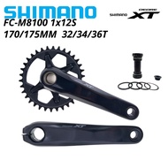 SHIMANO DEORE FC-M8100 12 SPEED 170-34T 12S 170-36T 175-32T FRONT CHAINRING CRANKSET m6800 12v CRANK