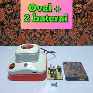 fitting + tutup disertai saklar untuk merakit joule thief